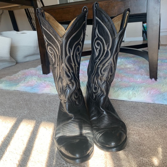 TONY LAMA WESTERN COWBOY BOOTS - Picture 4 of 8